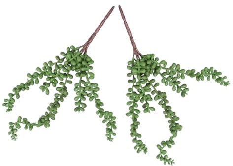 MAGICLULU 4 Stücke Künstliche Grüne Reben Simulation Rattan Hängen Pflanze Künstliche Decor 35x25cm
