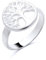925 Sterling Silver Tree of Life Round Ring size K L M N O P Q R S (S)