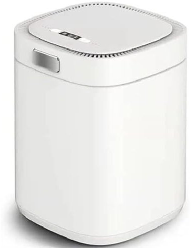 LSBHPPD Compostiera Cucina Elettrica,Compostiera Banco Intelligente 2,5 Litri per Interni Inodore con Filtro al Carbone Sostituibile,Trasforma,Rifiuti Alimentari E Gli Scarti,Black