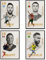 NebulaNova Ronaldo, Messi, Neymar und Mbappé Poster - Fußball-Superstars Kunstdruck für Wohnzimmer, Raumdekoration - Set von 4 Ungerahmt 12x18 Zoll (30x45cm)
