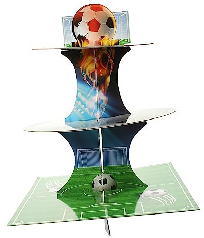 Alasum Football Cake Stand Birthday Cake Toer Tall Cake Holder Set Cupcake Stands for Dessert Table for Parties