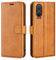 Klapphülle für OnePlus Nord CE4 Lite 5G Hüllen PU Leder Wallet Schutzhülle Schutz Mobiltelefon Flip Back Cover für Oppo K12X Tasche Handy Zubehör (Gelb)