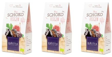 Odilia Bio Schoko Feigen set | Saftige Feigen in zarter Schokolade | Vegane & glutenfreie Nascherei | Ohne raffinierten Zucker | Mit Datteln gesüßt | Made in Germany (3)