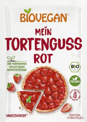 Tortenguss rot, BIO 18 x 14 g