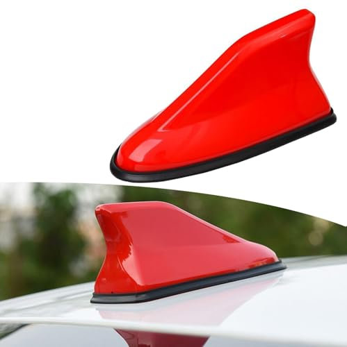 JAMCHE Antenne d’aileron de Requin de Voiture, pour Dacia Sandero Stepway 2012-2025, Signal Radio d'antenne de Requin de Voiture De Toit Accessoires,C