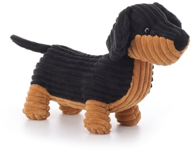 Apricot Lamb Dackel Hund Plüschtier Kuscheltier Stofftier Schwarz 34cm