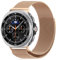 SeNool Cinturino per Samsung Galaxy Watch 8 40mm 44mm / 8 Classic 46mm 2025, Braccialetto Acciaio Inossidabile Magnetico Metallo per Samsung Galaxy Watch 8 40mm 44mm / 8 Classic 46mm 2025 - Oro Rosa
