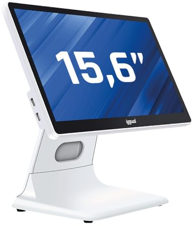 iggual TPV AIO 15,6 WiFi -Monitor Táctil Capacitivo, 16:9 -SO. Windows 11PRO -Procesador Intel® N100 3,4 GHz -SSD 256 GB+8GB RAM-WiFi 5, BT 5.1,HDMI,VGA -Todo en Uno -POS -Apto Verifactu.Blanco