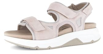 Gabor Damen Trekking Sandalen, Frauen Sandalen,weich,sportlich,Weiss,schwarz,Jollys,rot,Glitzer,blau,Rolling-Soft,Sensitive,Bloom,39 EU / 6 UK