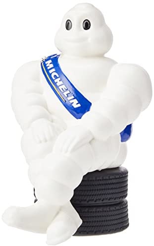 MICHELIN Mann Für den Innenbereich des Fahrzeugs / Bibendum Klein / Symbol Michelin / Männchen Sitzend auf Reifenstapel