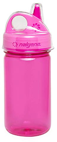 Nalgene Unisex – Babys Grip-n-Gulp Trinkflasche, pink, 0,35 L