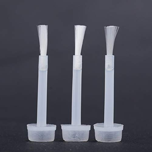 minkissy 100pcs Gel Nail Brush Portable Replacement Liquid for Home Salon