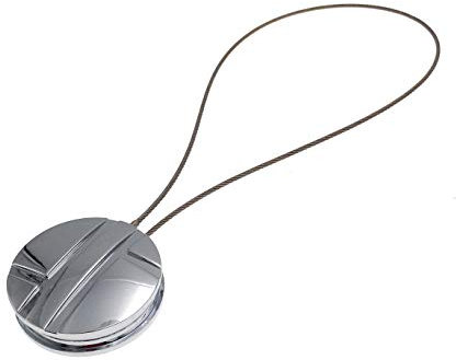 DécoProfi Raffhalter/Schalhalter für Gardinen, rund, mit Magnetverschluß, verchromt