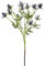 artplants.de Kunstzweig Edeldistel CUACOS, blau, 70cm - Dekozweig Eryngium/Seidenpflanze