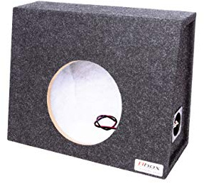 Gabinete de subwoofer alfombrado Sellado