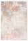 Carpeto Rugs Abstraktes Vintage Designer Teppich - Kurzflor - Weich Teppich für Wohnzimmer, Schlafzimmer, Esszimmer - ÖKO-TEX Wohnzimmerteppich - Teppiche - Creme Lachsfarben 1-160 x 220 cm