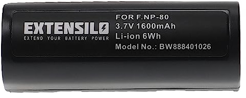 EXTENSILO Akku kompatibel mit Epson R-D1s, R-D1 Kamera (1600 mAh, 3,7 V, Li-Ion)