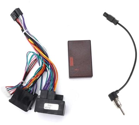 Radio Kabelbaum, Auto Stromkabel Audio Kabelbaum Adapter mit Canbus Box Ersatz für F30/F10/X5/E46/E39/E53