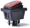 AUTOZOCO Interruptor basculante ON-OFF DPST 4 vias impermeable 20 A (Rojo)