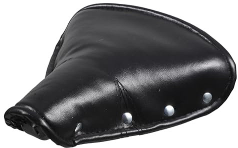 Leder Fahrradsattel Schwarz mit Federung Vintage für Dreiräder