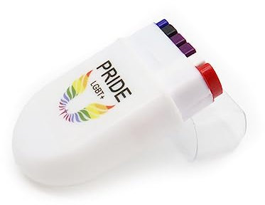 Rainbow Face Paint (LGBT Gesichtsfarbe/Makeup) - Gay/Bisexuell/Lesbisch/Trans/Pansexuell/Non-Binary/Asexuell (Genderfluid)