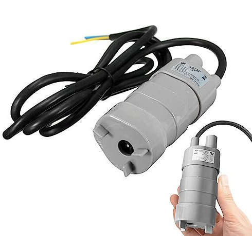 CJBIN Bomba de Agua Sumergible 12V, Mini Bomba de Agua 12V, 840L/H 5M Elevación Bomba Sumergible 12V, Micromotor Bomba de Agua para Autocaravanas, Caravanas, Estanques, Acuarios y Fuentes