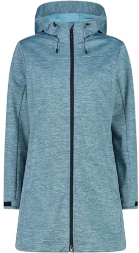 CMP Damen Hoodie Mantel, anice mel.-b. blue, 44