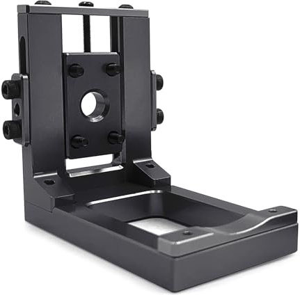 AXSPEED Aluminum Motor Mount Quick Release Motor Base for 1/5 X-MAXX 6S 8S XRT 8S 77086-4 RC Truck (Black)