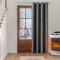 MIULEE Verdunklungsvorhang Grau Blickdichte Vorhänge mit Ösen 1 Stück H 260 x B 140 cm Tür Gardinen Abdunkelnde Wohnzimmer Schlafzimmer Blackout Curtain