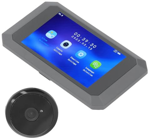 Spioncino per Videocitofono, Telecamera Spioncino Visione Notturna IR Schermo da 3,97 Pollici Visualizzazione a 135 Gradi per Appartamento