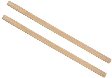 CoCud 2PCS Hammer Handle Replacement, 90cm/35 European Beech Flat Comfort Grip Wooden - (Applications: for Hatchet Hammer Oval Eye)