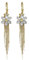Zarte Blume Ohrring,Lange Quaste Ohrringe,Personalisierter Modeschmuck Mit Quasten,Metall Quaste Ohrringe,Geeignet für Frauen Oder Mädchen,Ideal für Muttertag(Gold)