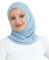 Prien Sport Kopftuch Für Damen, Muslimische Hijab Kleider, Weicher Schal Für Frauen, Muslim Kleid Set, Abaya Gebetskleidung, Islamische Kopftücher Kleidung Für Ramadan (Hellblau)