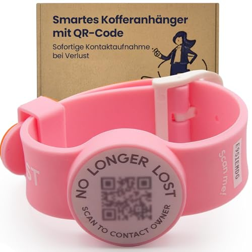 NoLongerLost SOS Armband Kinder mit Verschluss | Smart Notfallarmband mit QR Code & GPS Benachrichtigung | Wasserdicht & UV-Beständig | Wiederverwendbares Kinderarmband