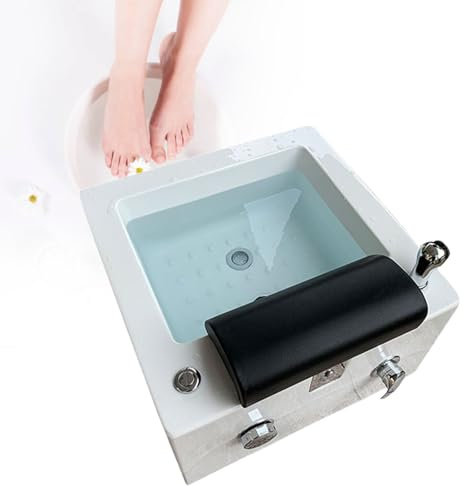 WEIMILOR Massage Footbath Square Footbath deep Foot Bath Spa with Massage Stress Relief for Fatigue and Tired Feet Colorful Lamp Footbath Best Pedicure at Home Spa Treatment