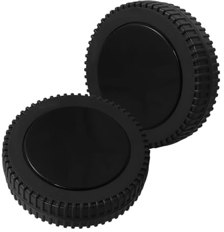 TINEASUR 2pcs 7 Inch Bbq Grill Replacement Wheels Swivel Caster Wheels for Gas Grills Coolers Lawn Mowers Outdoor Equipment