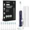 Elektrische Zahnbürste, Schallzahnbürste für Erwachsene und Kinder, Electric Toothbrush mit 5 Putzmodi 3 Intensitätsstufen Integrierter Timer und 8 Zahnbürstenköpfen, Reiseetui, Blau
