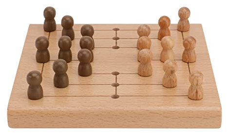 ibasenice 1 Satz Neun Sterne Renju Lernspielzeug für Desktop- brettspiele gesellschaftsspiele für Schachbrett Holzspielzeug Schachbrett hölzern Brown