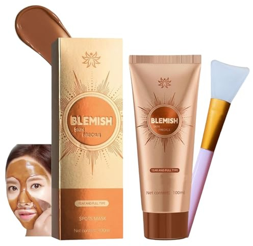 Herbal Spots Peel-Off-Gesichtsmaske 100ml, Tiefenwirksame Anti-Falten-Maske für alle Hauttypen, Kräuterformel gegen Hautunreinheiten