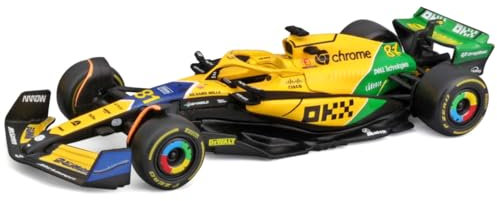 F1 McLAREN MCL38 2024 MONACO GP Livrea Senna 30th anniversario - Formula 1 - OSCAR PIASTRI 81 - Scala 1:43 12cm - Bburago 18-38214-P