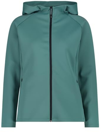 CMP Sweatjacke mit durchgehendem Rei�Verschluss und Kapuze f�r Damen, e811 Agave,42