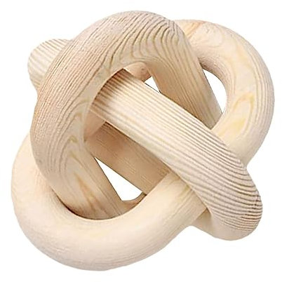 ERINGOGO Runder Holzring Wanddeko Handgefertigte Holz-Kette Für Rustikale Inneneinrichtung Einzigartige Wandkunst Für Zuhause Und Hotels Für Wohnzimmer Und