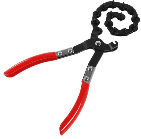 Coupe-tuyau d'échappement avec poignée antidérapante 3/4 à 3-1/4 - Coupe-tube en acier au carbone - Facile à utiliser - Coupe-chaîne à rotation manuelle pour les espaces restreints