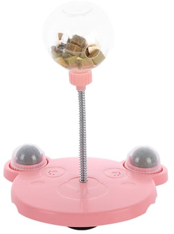 Zestivra Futterspender für Katzenspielzeug | Roller Katzenspielzeug Auslaufender Futterball - Turntable Cat Ball Toys für Welpen, Katzen, kleine Hunde als Geschenk