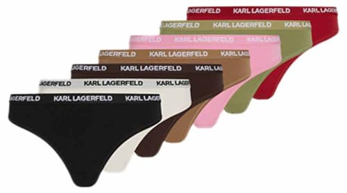 Karl Lagerfeld Damen Logo Thong Multiband (7 Pack)