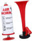 Ciieeo Drucklufthorn tragbar Air-Horn-Party Luftblashorn Ereignisse Hörner Lufthorngas Auto-Geräuschmacher Auto Horn Handheld Lufthornhand gehalten Lufthorn für Boot Sportlufthorn Plastik