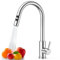 Mitigeur cuisine avec douchette extensible 60 cm, Robinet cuisine 360° rotatif en acier inox,mitigeur cuisine évier 2 modes pour évier simple ou double