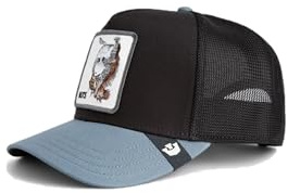 Goorin Bros Nuts Lerriuqs Flip Side 2 The Farm Trucker-Kappe, Schwarz und Grau, Eichhörnchen