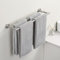 KES Porta Asciugamani Bagno Doppio Porta Salviette da Parete Portasciugamani 60CM Acciaio Inossidabile SUS304 Spazzolato, A2001S60-2