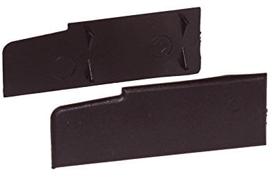 1 x Pair of Dark Brown End Caps for 85mm Stub uPVC Plastic Window/Door Sill